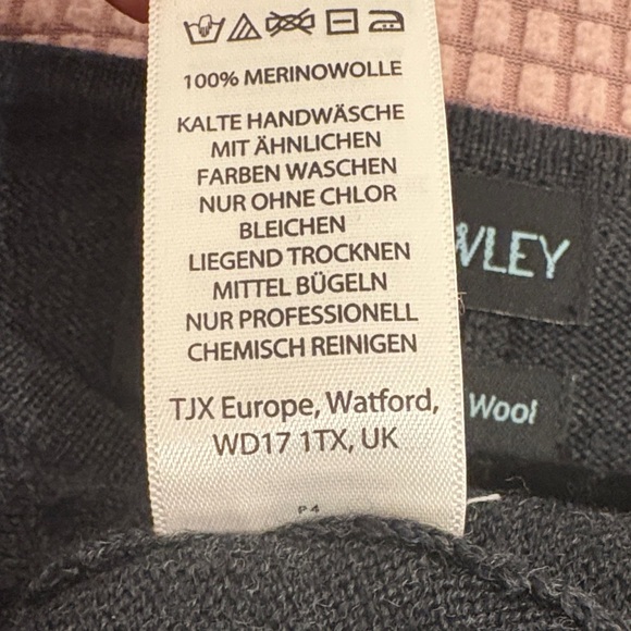 Cynthia Rowley Women’s Charcoal Merino Wool Sweater Dress Size M - Picture 5 of 7